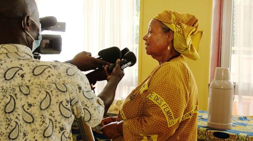 Bernadette Gomina est l’une des deux femmes à avoir été élues au premier tour des élections législatives en République centrafricaine en 2021